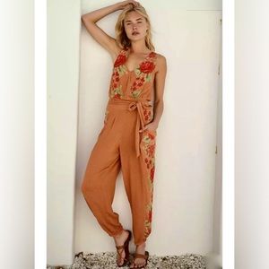 Free People 🧡 Bodysuit & Pants Set